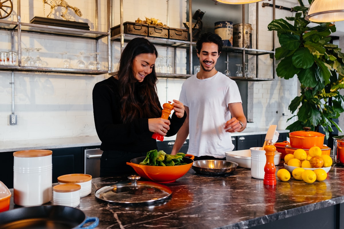 Homemade plant-based burgers with toppings on a plate